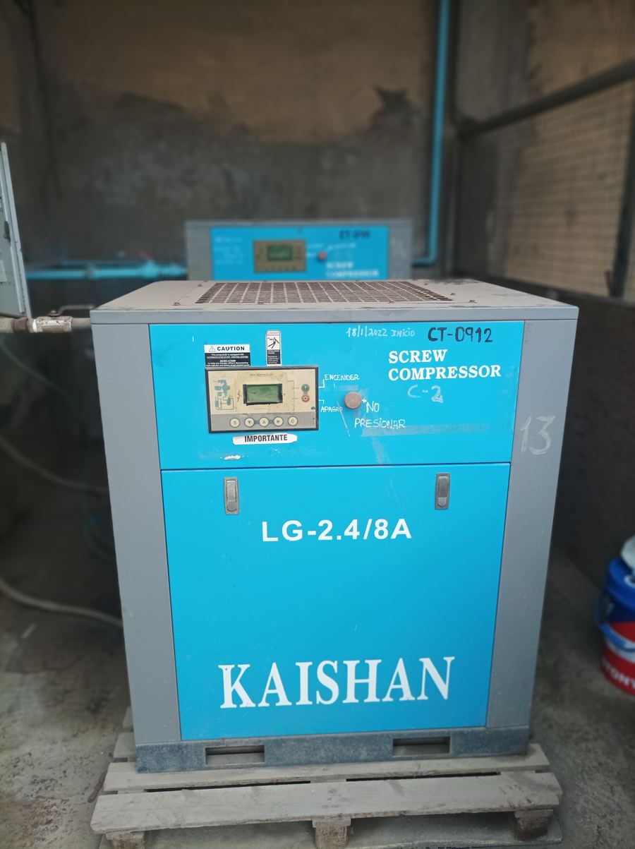 Mantenimiento de compresor Kaishan tipo tornillo